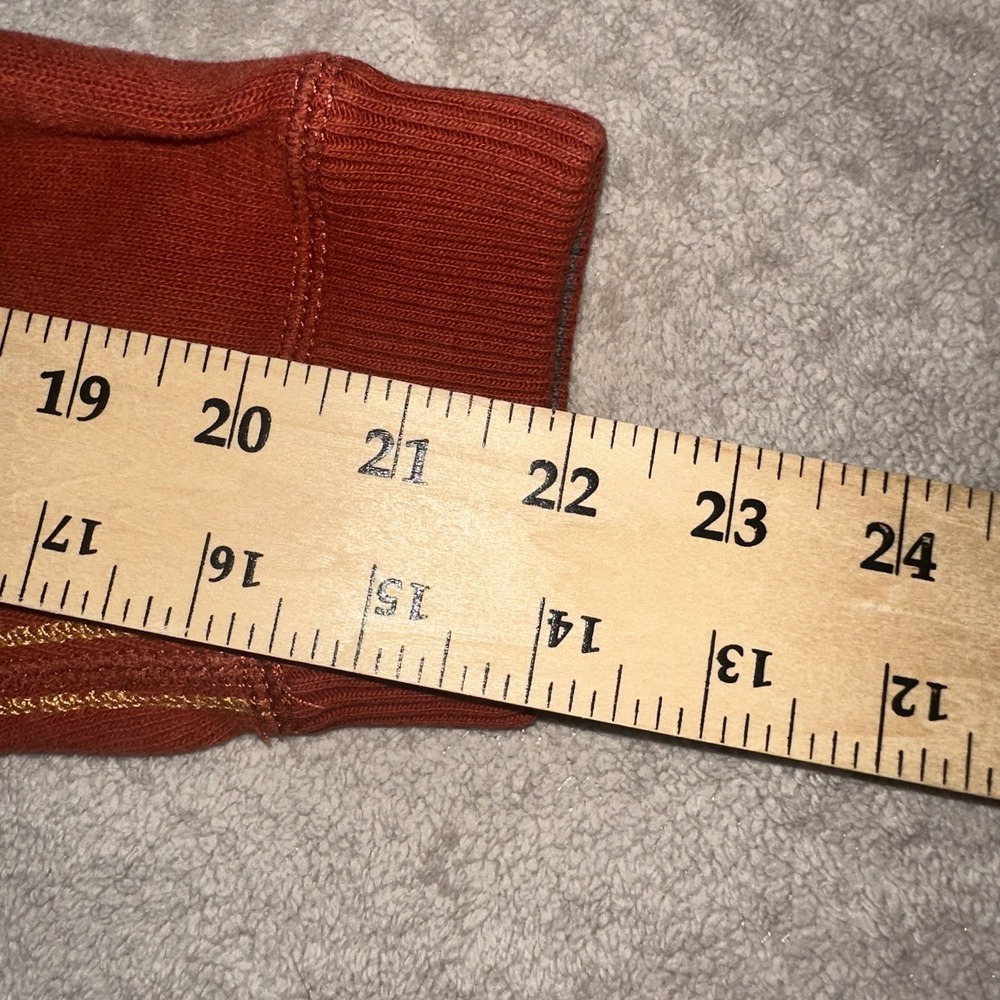 TOMMY BAHAMA Flipshore Reversible Half Zip Pullover Sweater Orange Gray Mens XL - Picture 5 of 10